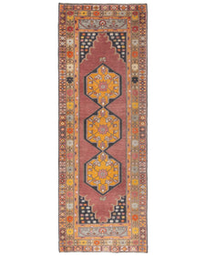 Vintage Turkish Runner Rug Culio