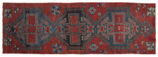 Vintage Turkish Runner Rug Halo