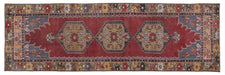 Vintage Turkish Runner Rug Helvan