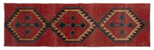 Vintage Turkish Runner Rug Nimal