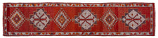 Vintage Turkish Runner Rug Imar