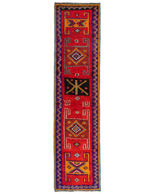 Vintage Turkish Runner Rug Dalona