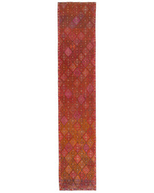 Vintage Turkish Runner Rug Siele