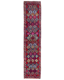 Vintage Turkish Runner Rug Liare