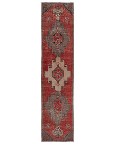 Vintage Turkish Runner Rug Belana