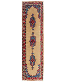 Vintage Turkish Runner Rug Nelele