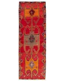 Vintage Turkish Runner Rug Veola
