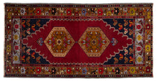 Vintage Turkish Runner Rug Valoa