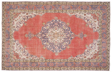 Vintage Distressed Rug Huaksu