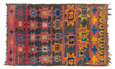 Vintage Moroccan Rug Izleellip