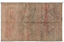 Vintage Moroccan Rug Qithiuft