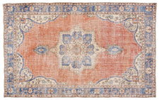 Vintage Distressed Rug Figray