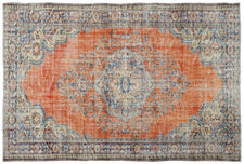 Vintage Distressed Rug Zirvar