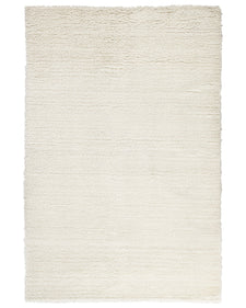Mohair Shag in Ivory - 7' Wide