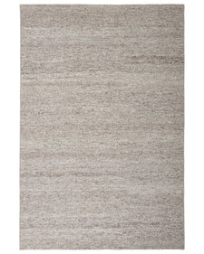 Wool Soumak Rug in gray - Custom - 8' Wide