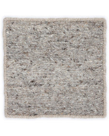 Wool Soumak Rug in gray swatch
