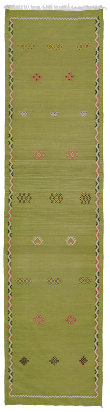 Moroccan Kilim Runner Rug Fecea