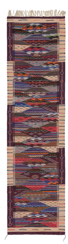 Moroccan Kilim Runner Rug Tisaen