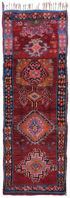 Moroccan Runner Rug Lava