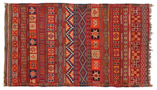 Vintage Moroccan Kilim Rug Borlaug