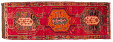 Vintage Turkish Runner Rug Pava