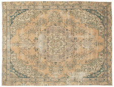 Vintage Distressed Rug Miyase