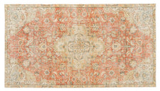 Vintage Distressed Rug Basem