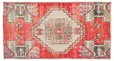Vintage Turkish Rug Delju