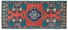 Vintage Turkish Runner Rug Bea