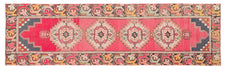 Vintage Turkish Runner Rug Kaneaki