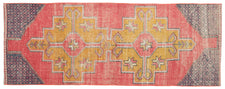 Vintage Turkish Runner Rug Miina