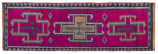 Vintage Turkish Runner Rug Zufum
