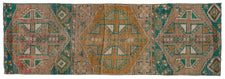 Vintage Turkish Runner Rug Xillear