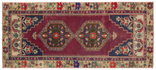 Vintage Turkish Runner Rug Amorith