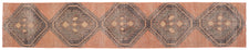 Vintage Turkish Runner Rug Fari