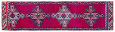 Vintage Turkish Runner Rug Akimasa
