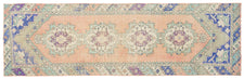 Vintage Turkish Runner Rug Rida