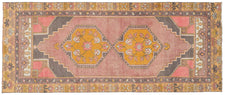 Vintage Turkish Runner Rug Oran
