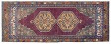 Vintage Turkish Runner Rug Albo