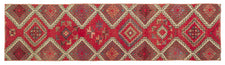 Vintage Turkish Runner Rug Hussam