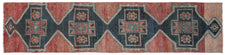 Vintage Turkish Runner Rug Jagica