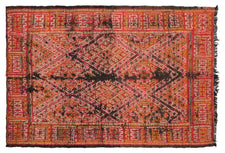 Vintage Moroccan Rug Takayuki