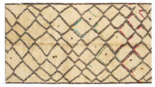 Vintage Moroccan Rug Colbolt