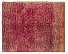 Vintage Moroccan Rug Omega