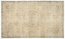 Vintage Distressed Rug Asaad