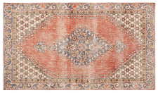 Vintage Distressed Rug Zahariea