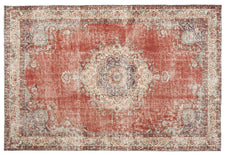 Vintage Distressed Rug Ercole