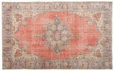 Vintage Distressed Rug Dia